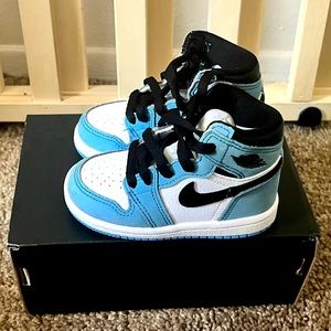 Air Jordan 1 Retro High OG TD “University Blue” sz 5c